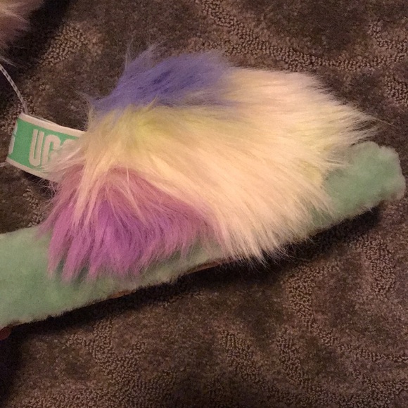 Neon ugg strap slippers - Picture 1 of 6